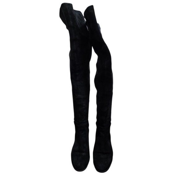 Tory Burch Caitlin Stretch Suede Over-The-Knee Boots, Black Size 7  $550 - Picture 6 of 14